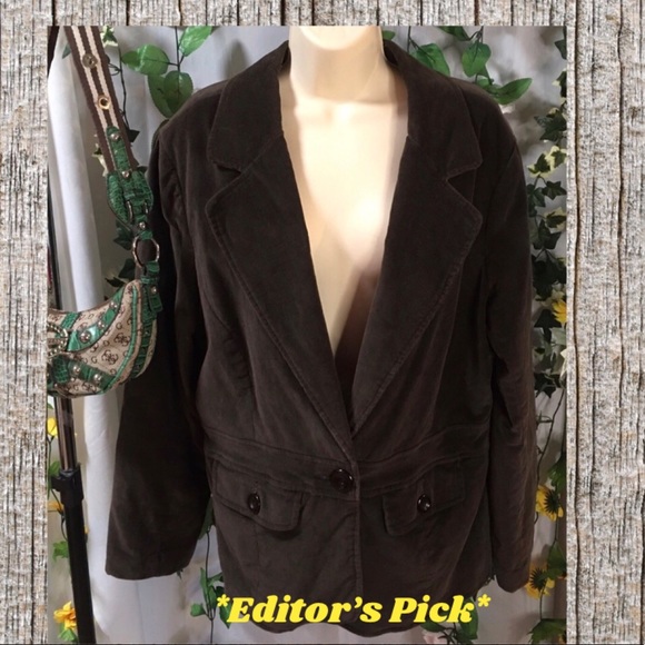 Big Advantage Jackets & Blazers - 70’s brown corduroy blazer/jacket Single button up